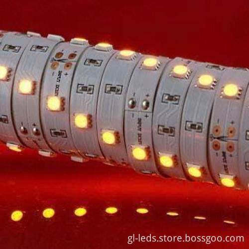 LED Strip Light with 12 or 24V DC Input Voltage and 36/72W Power